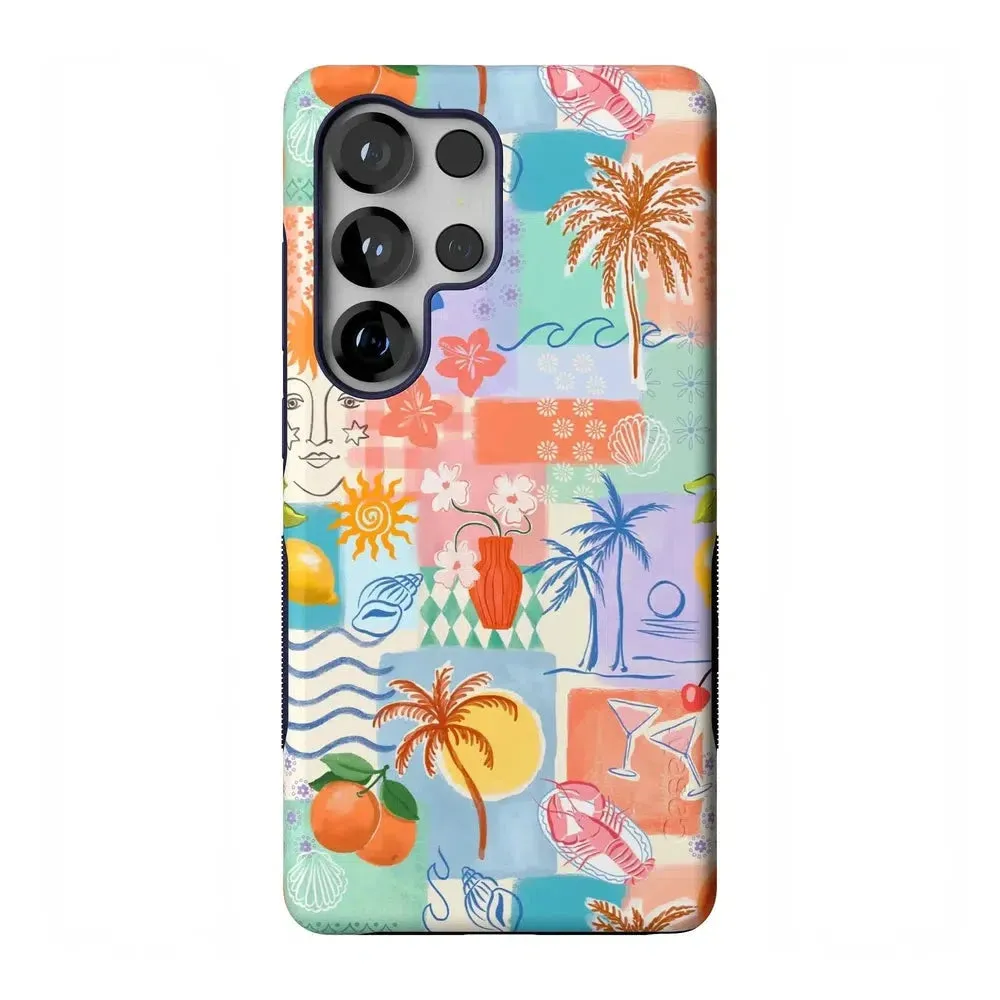#1 Best Seller: Tropical Heat | Beachy Collage Case  Stylish & Comfortable