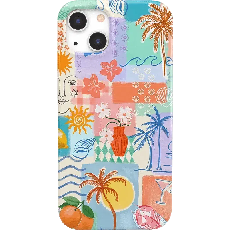 #1 Best Seller: Tropical Heat | Beachy Collage Case  Stylish & Comfortable
