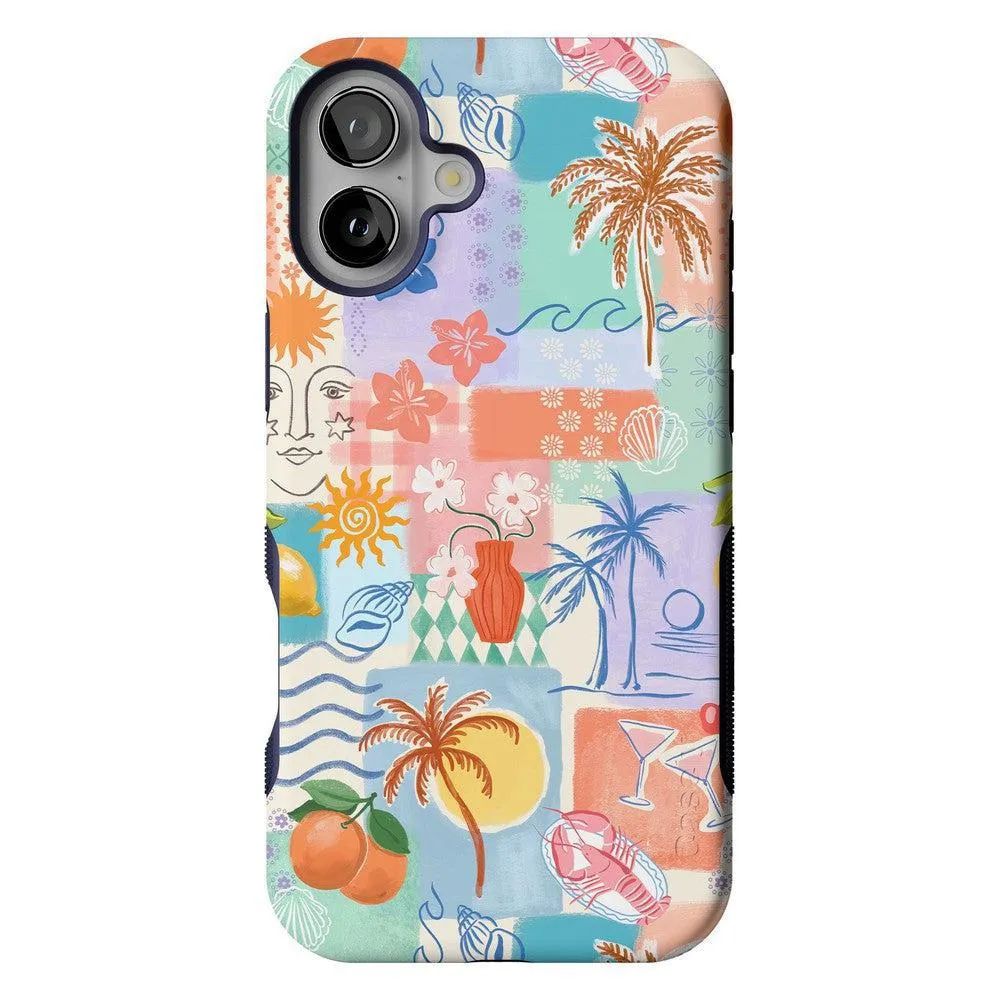 #1 Best Seller: Tropical Heat | Beachy Collage Case  Stylish & Comfortable