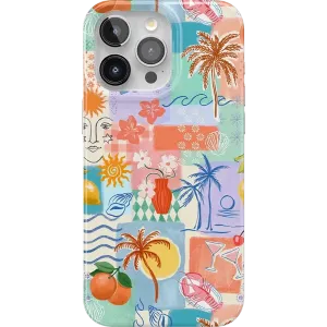 #1 Best Seller: Tropical Heat | Beachy Collage Case  Stylish & Comfortable