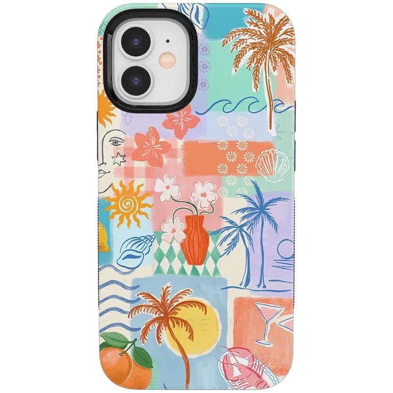 #1 Best Seller: Tropical Heat | Beachy Collage Case  Stylish & Comfortable