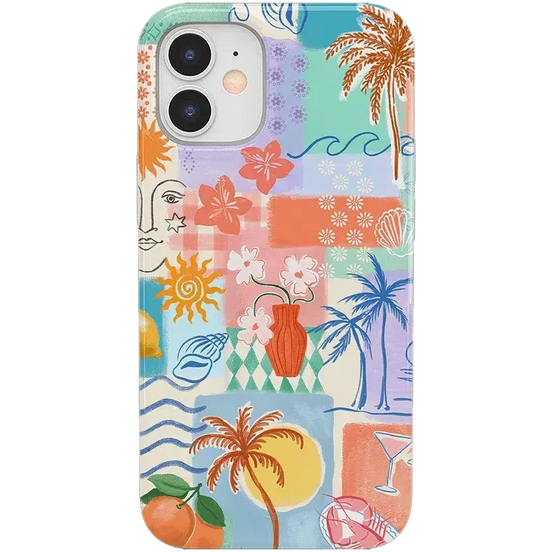 #1 Best Seller: Tropical Heat | Beachy Collage Case  Stylish & Comfortable