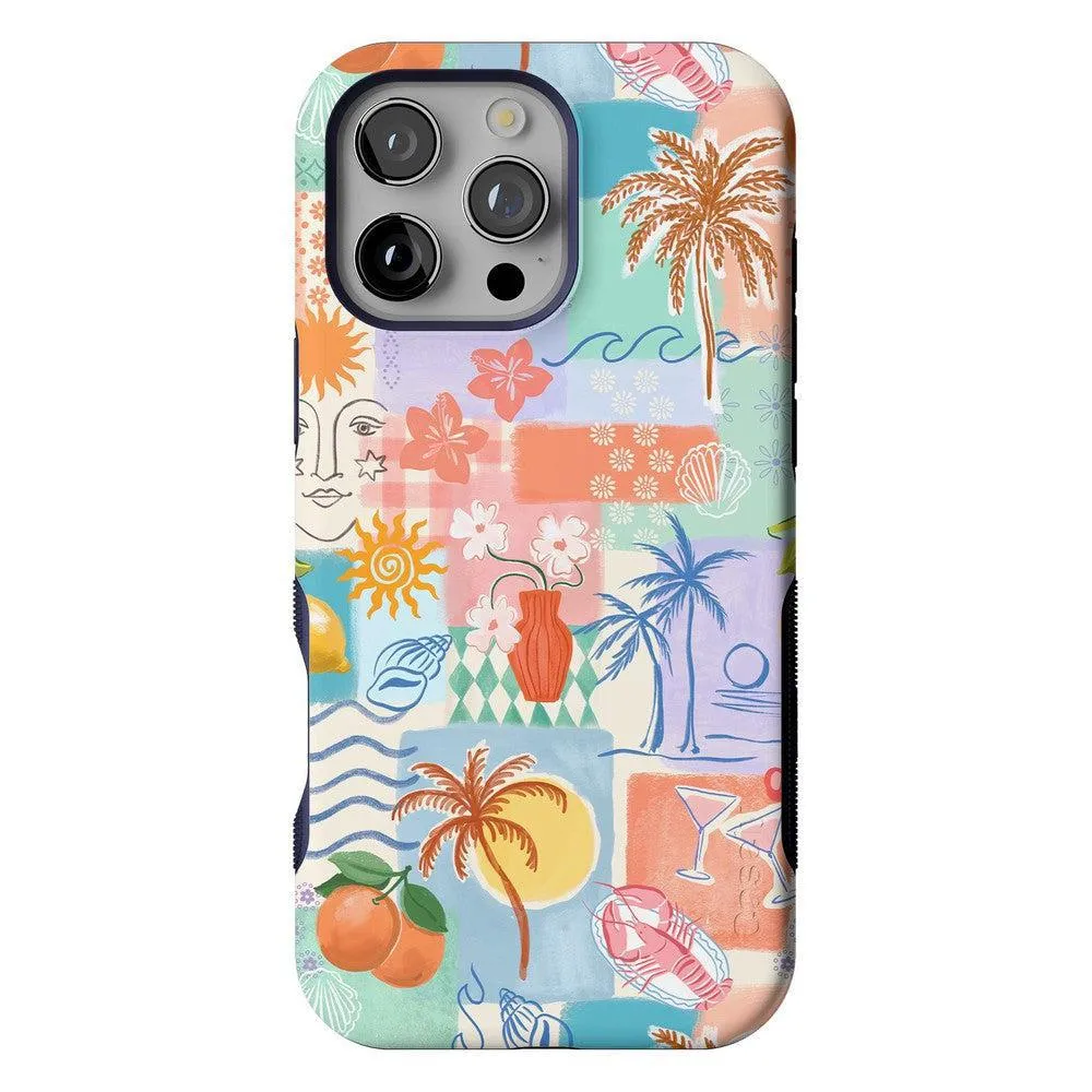 #1 Best Seller: Tropical Heat | Beachy Collage Case  Stylish & Comfortable