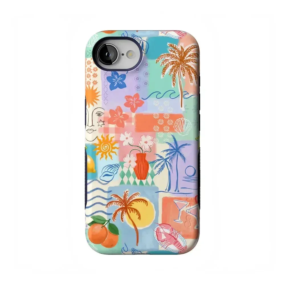 #1 Best Seller: Tropical Heat | Beachy Collage Case  Stylish & Comfortable