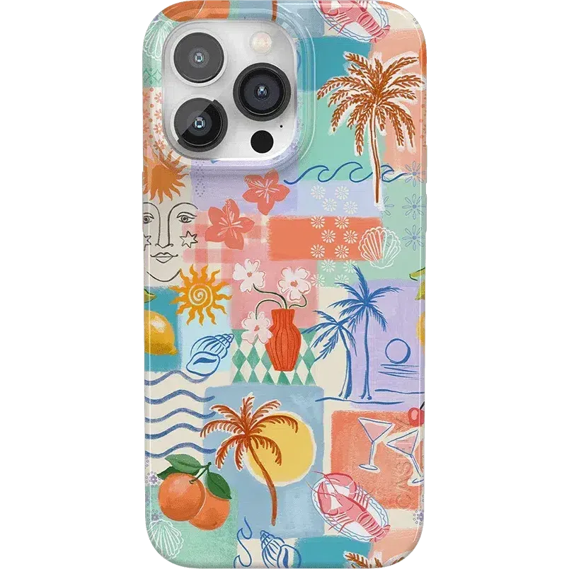 #1 Best Seller: Tropical Heat | Beachy Collage Case  Stylish & Comfortable