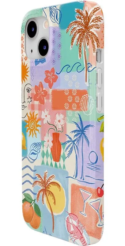 #1 Best Seller: Tropical Heat | Beachy Collage Case  Stylish & Comfortable