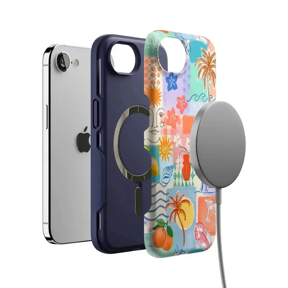 #1 Best Seller: Tropical Heat | Beachy Collage Case  Stylish & Comfortable