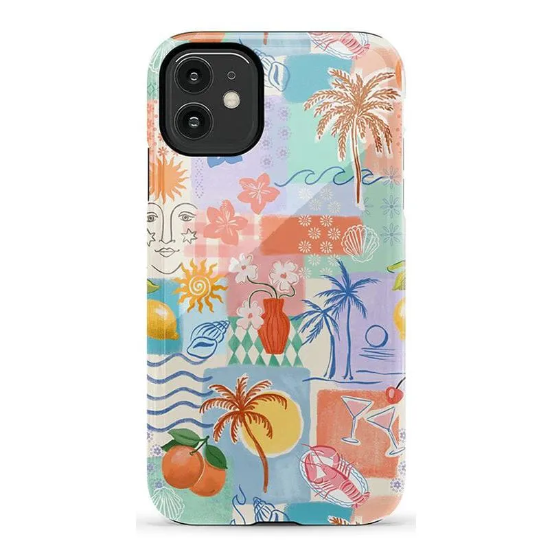 #1 Best Seller: Tropical Heat | Beachy Collage Case  Stylish & Comfortable