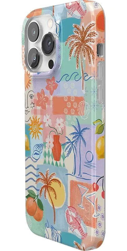 #1 Best Seller: Tropical Heat | Beachy Collage Case  Stylish & Comfortable