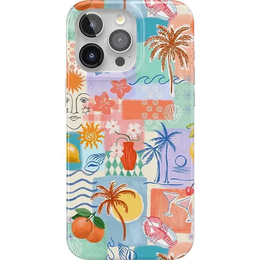 #1 Best Seller: Tropical Heat | Beachy Collage Case  Stylish & Comfortable