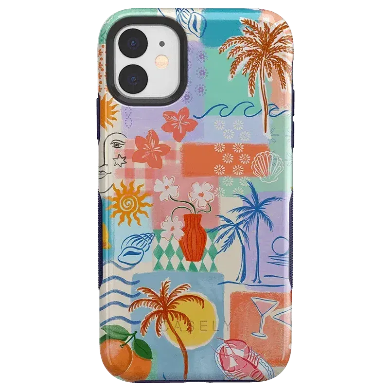 #1 Best Seller: Tropical Heat | Beachy Collage Case  Stylish & Comfortable