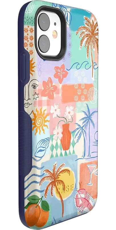 #1 Best Seller: Tropical Heat | Beachy Collage Case  Stylish & Comfortable