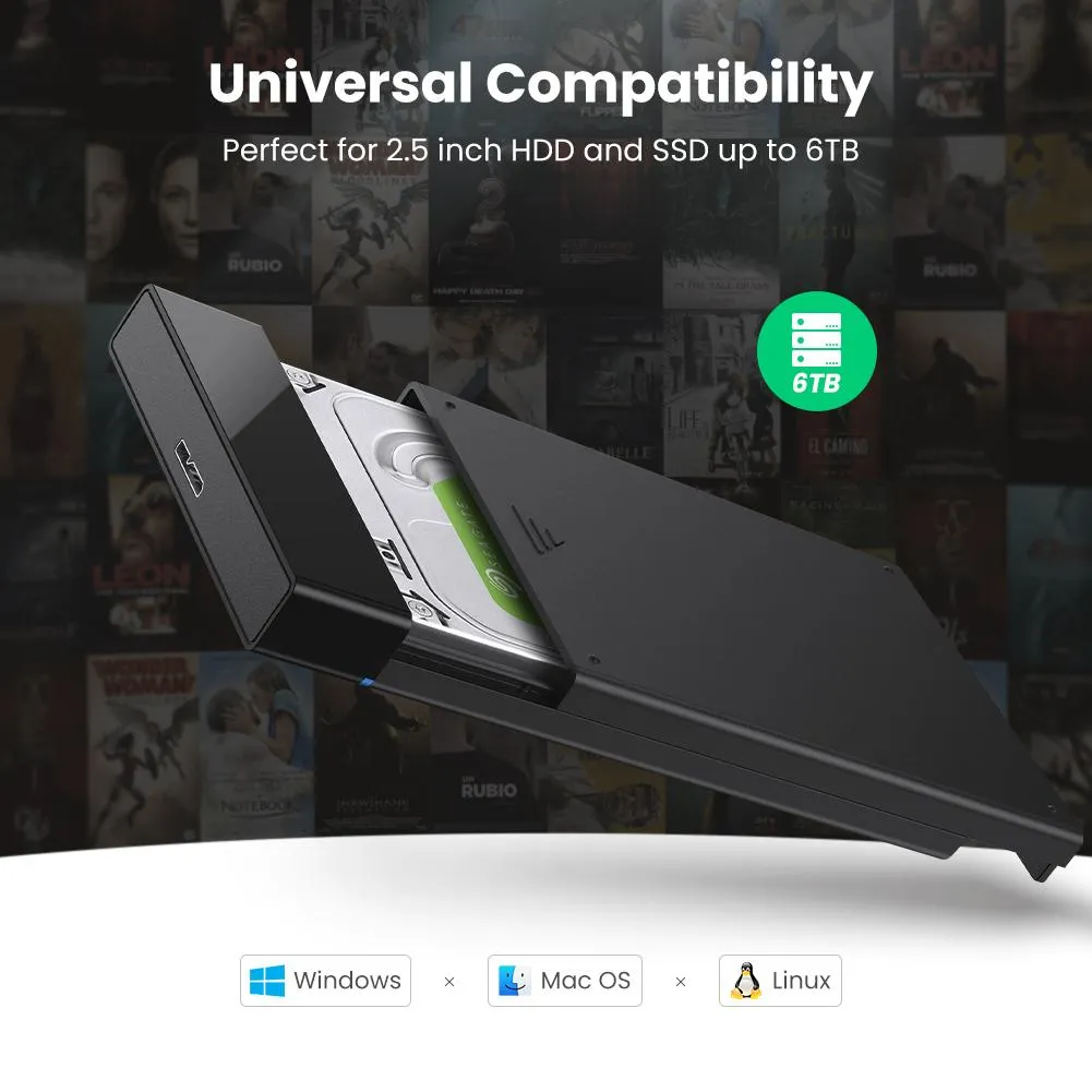 #1 Best Seller: UGREEN USB 3.0 to SATA III Hard Drive Enclosure  Almost Sold Out!