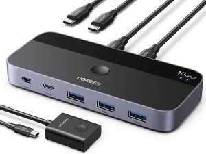 #1 Best Seller: UGREEN USBC Switch - 2-Port, 4 x USB 3.2, 10Gbps Data  Almost Sold Out!