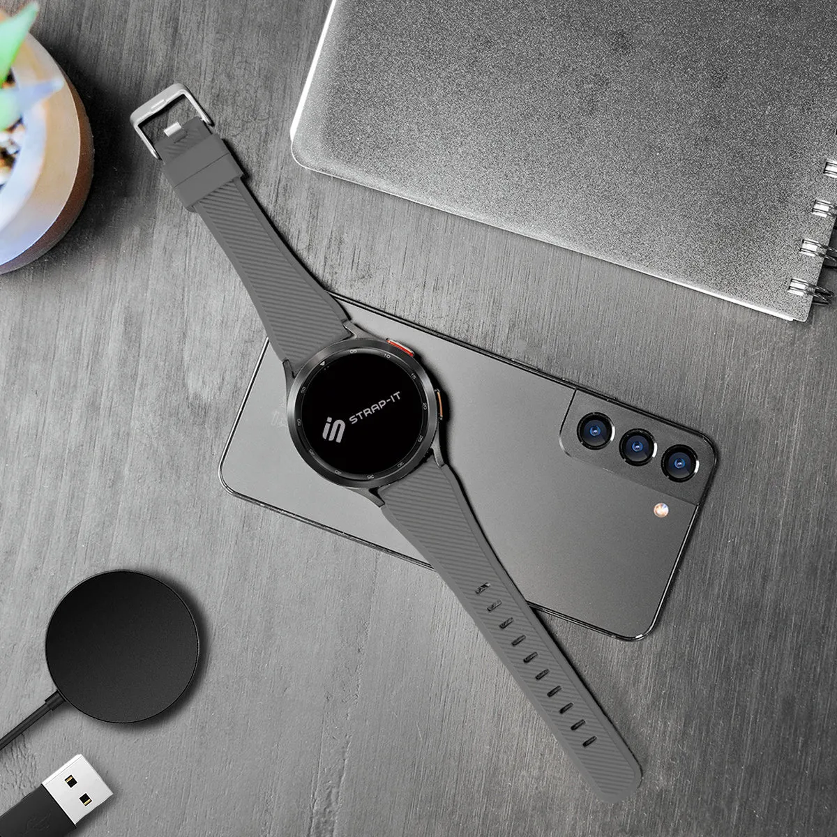 #1 Best Seller: Xiaomi Amazfit GTS Silicone Strap (Grey)  Going Fast!