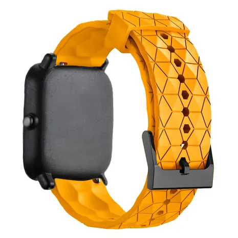 #1 Best Seller: Xiaomi Amazfit GTS Silicone Strap Hexagons (Orange)  Last Few Pieces!