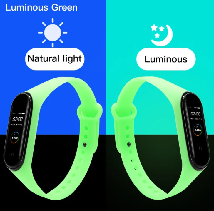 #1 Best Seller: Xiaomi Mi Band 6 Silicone Strap (Luminous Green)  Limited Availability!