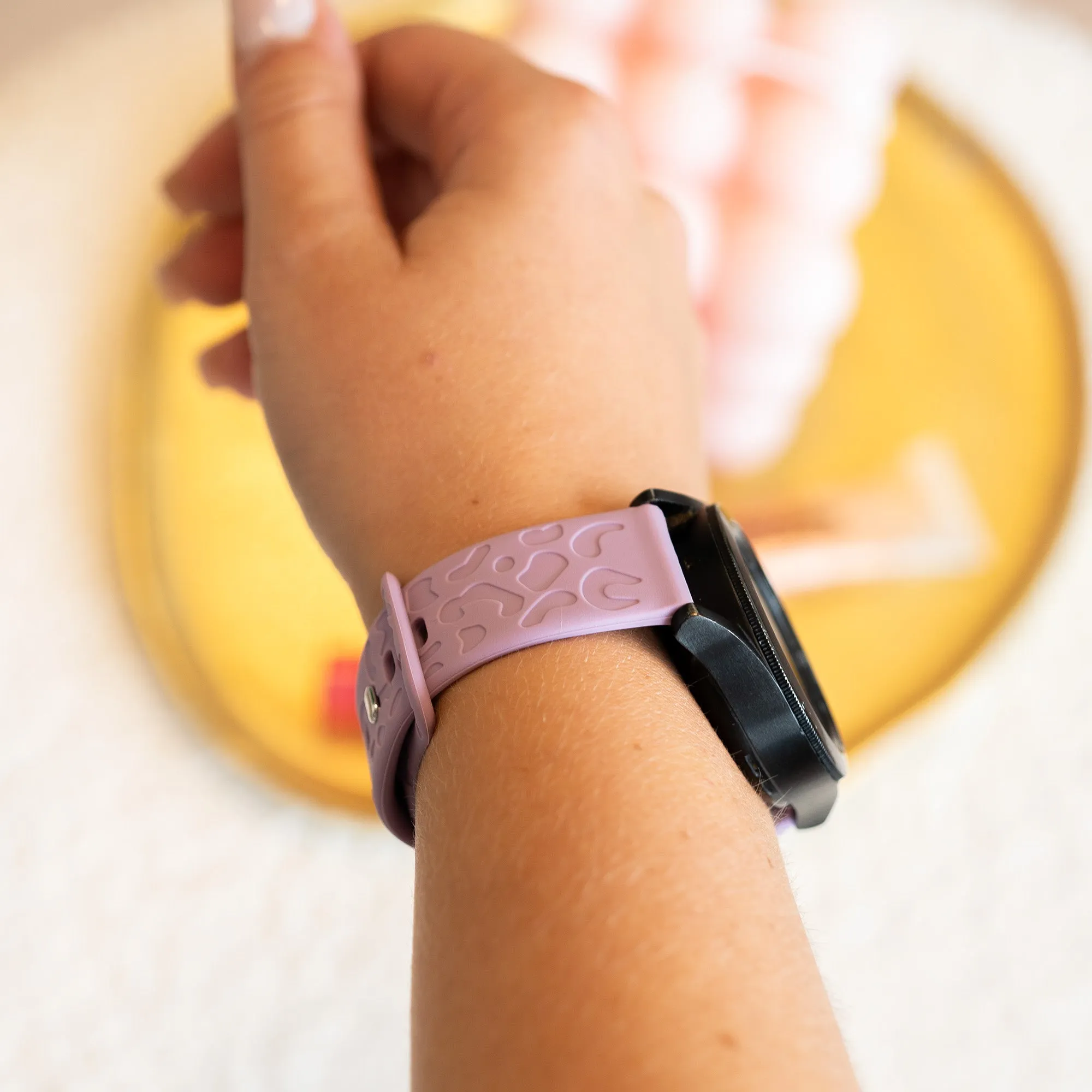 #1 Best Seller: xoxo Wildhearts Xiaomi Amazfit GTS Silicone Strap Leopard Print (Lilac)  Ends Soon!