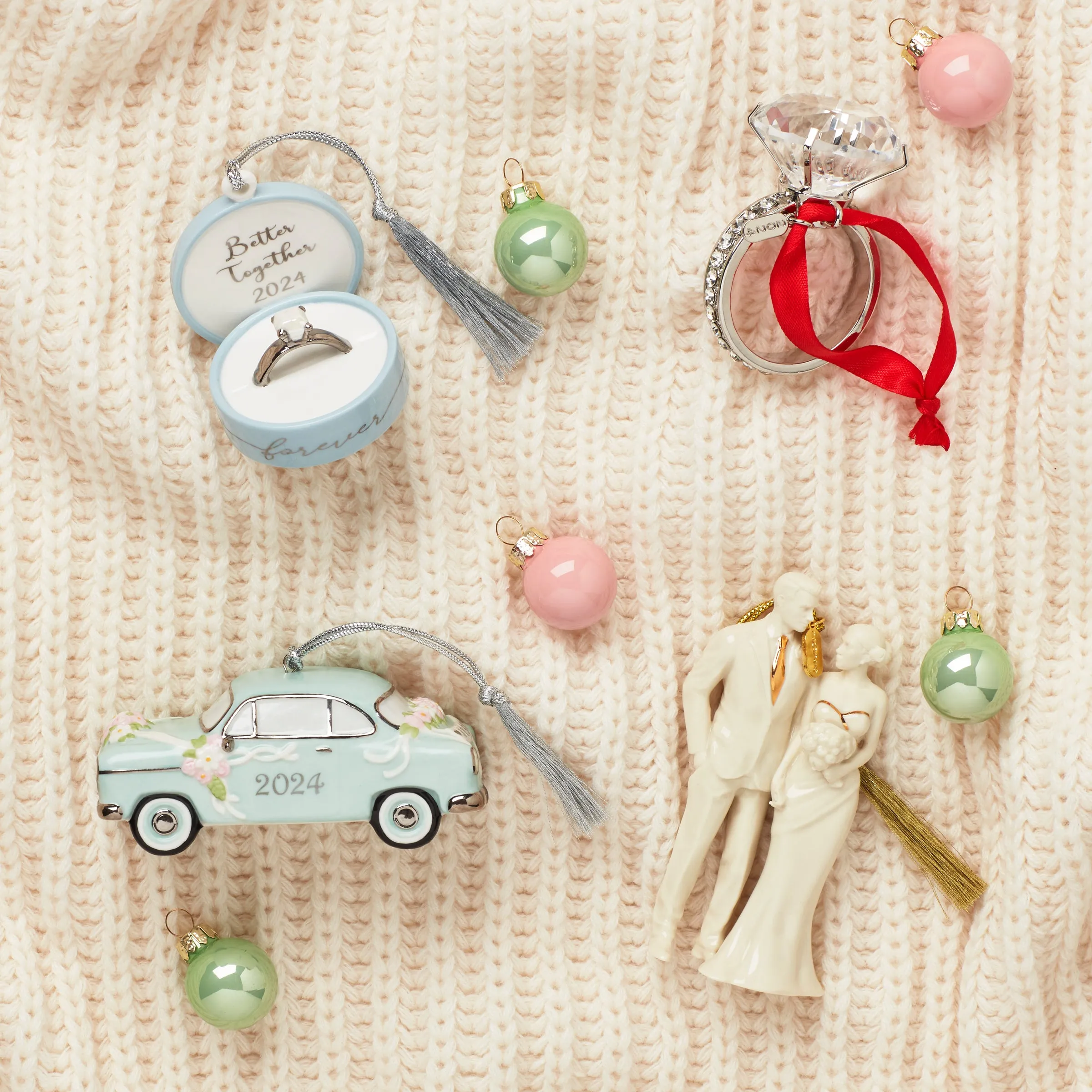 2024 Engagement Ring Ornament Lenox