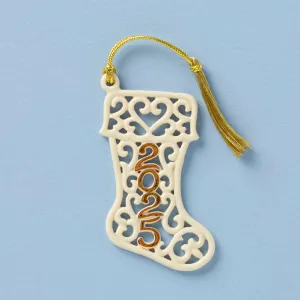 2025 A Year To Remember Stocking Ornament Lenox