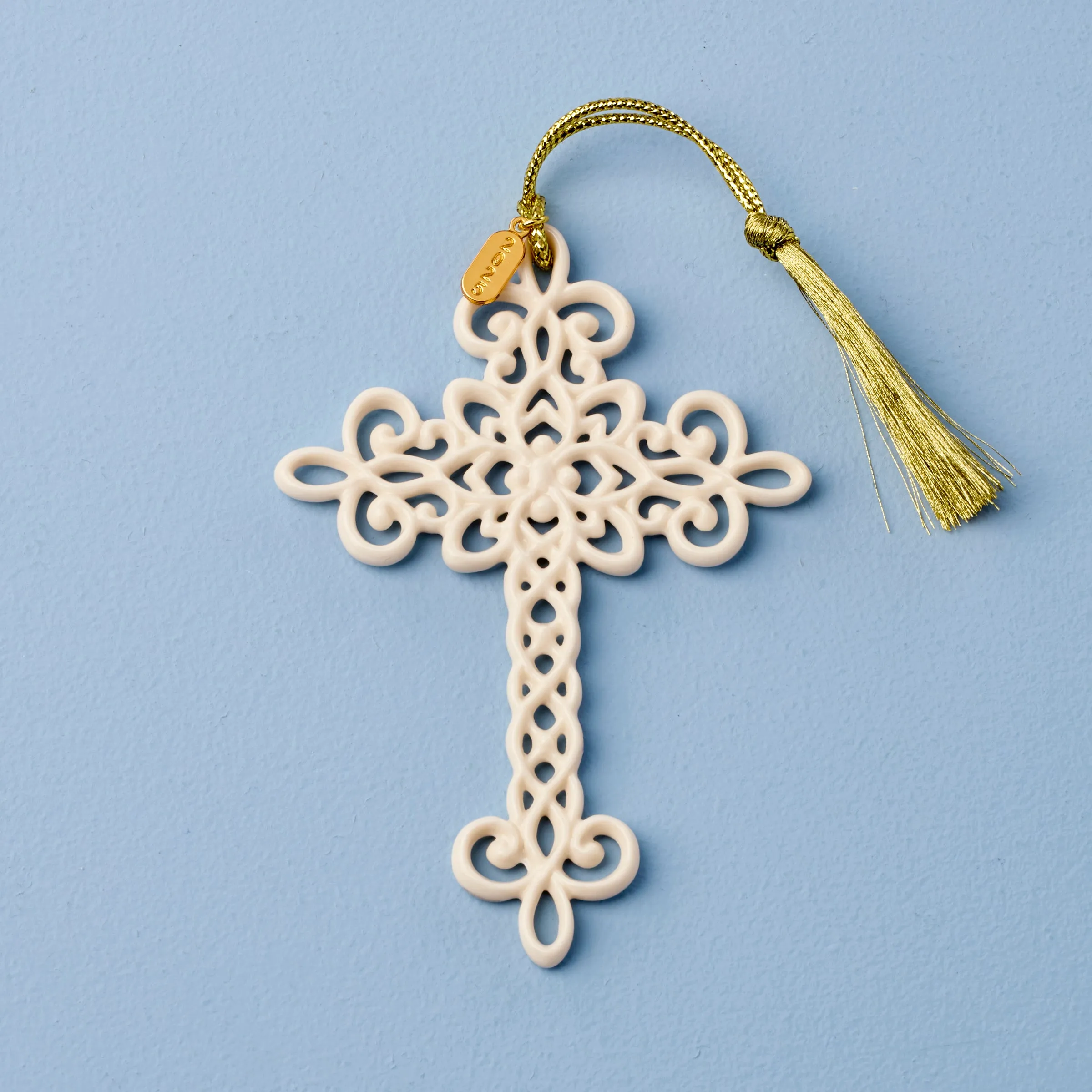 2025 Snow Fantasies Cross Ornament Lenox