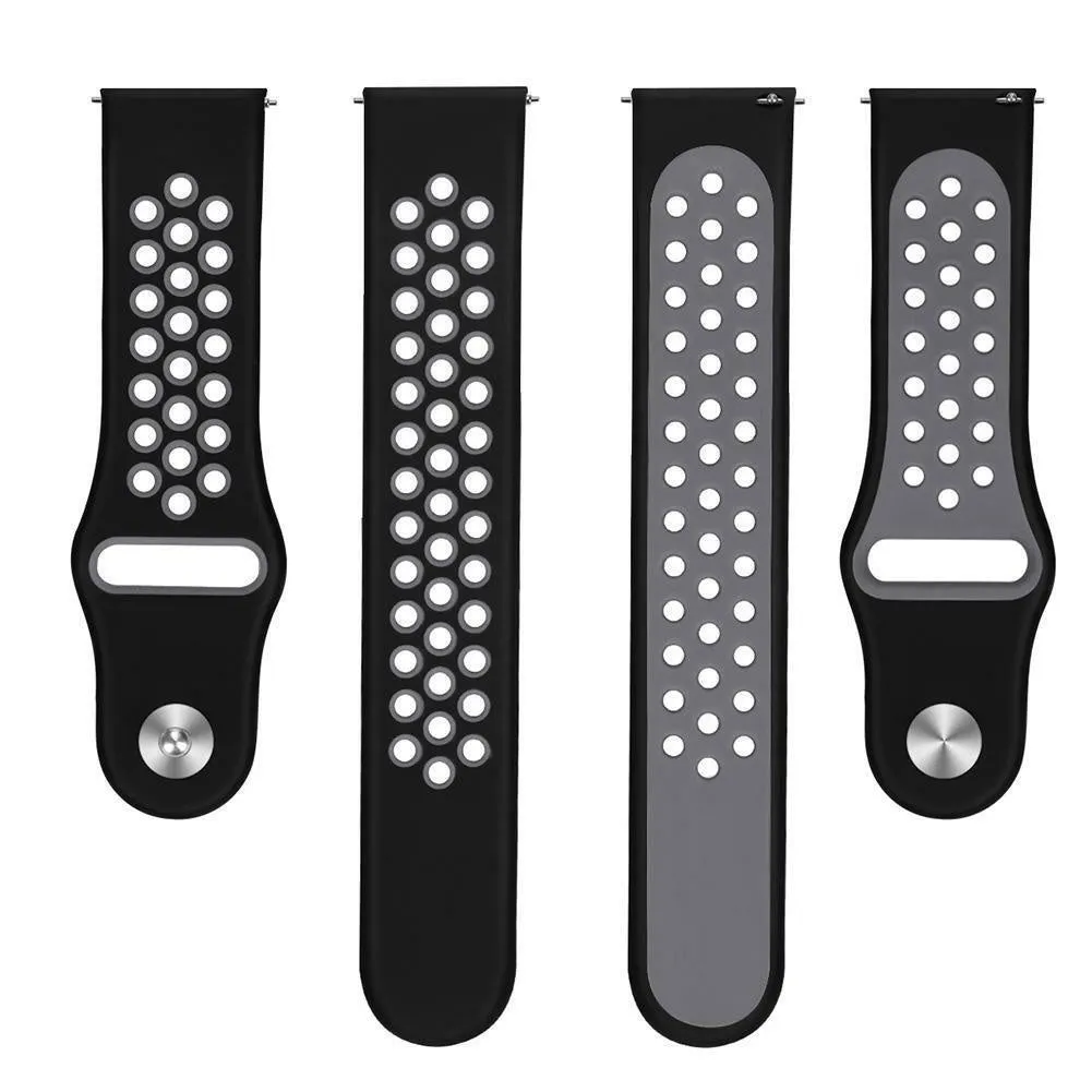 Affordable Luxury Amazfit GTS 2 Sport Strap (Black/Grey)  Limited Availability!