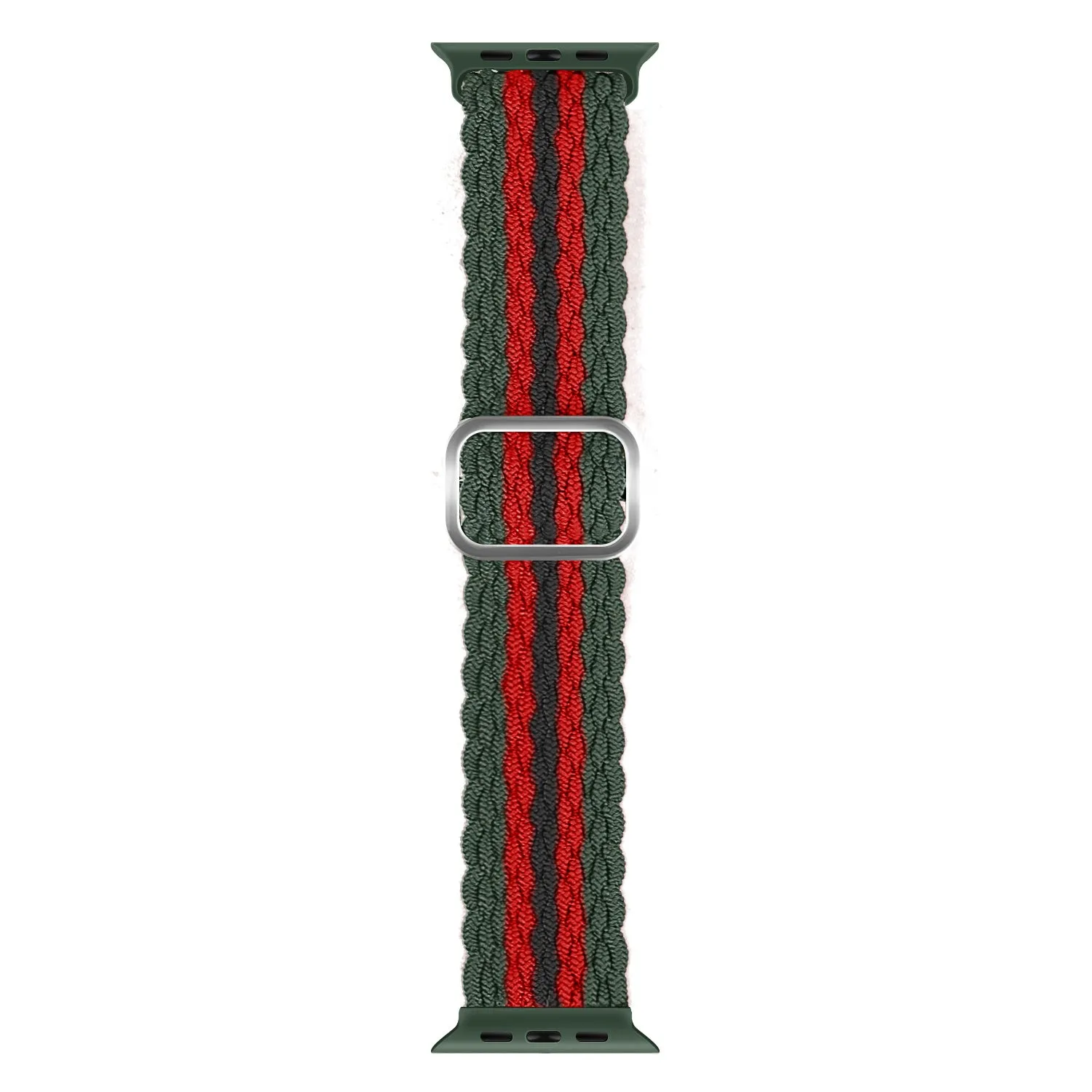 Affordable Luxury Apple Watch Braided Nylon Strap (Red/Black/Green)  Limited Stock!