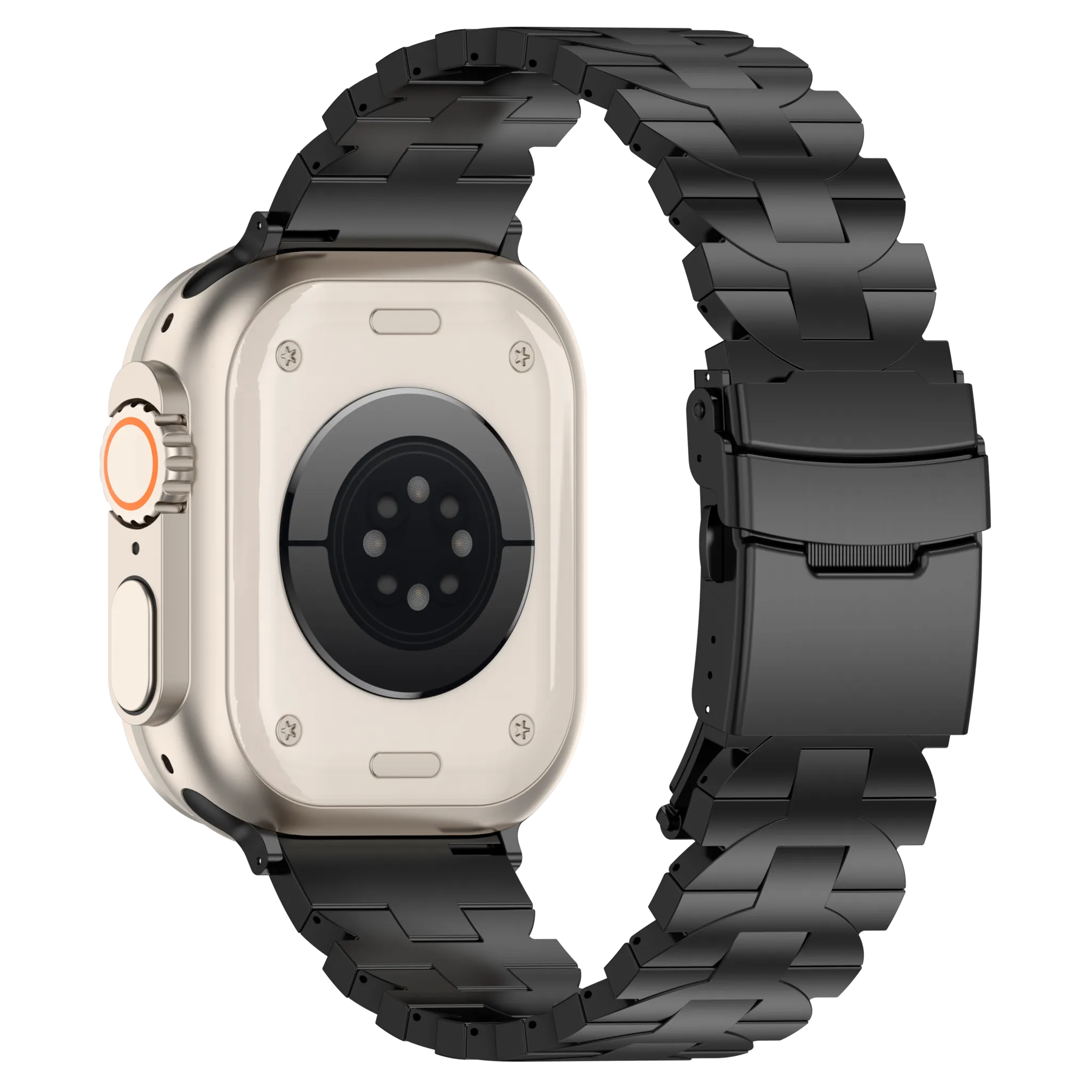 Affordable Luxury Apple Watch Butterfly Titanium Strap (Black)  Last Few Pieces!