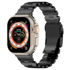 Affordable Luxury Apple Watch Butterfly Titanium Strap (Black)  Last Few Pieces!