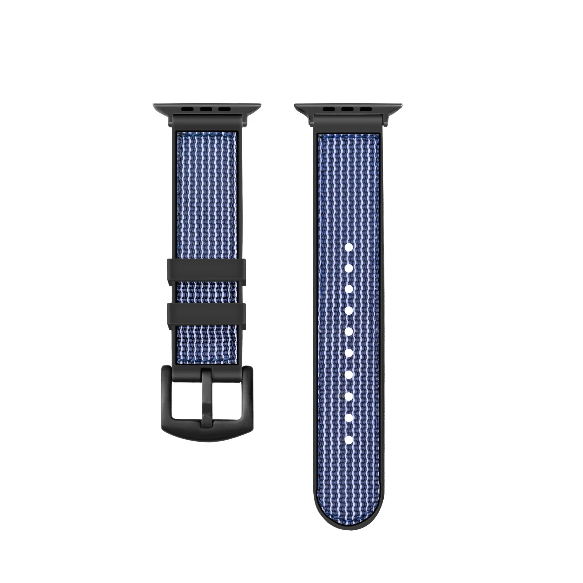 Affordable Luxury Apple Watch Hybrid Nylon Strap (Blue)  Limited Release!