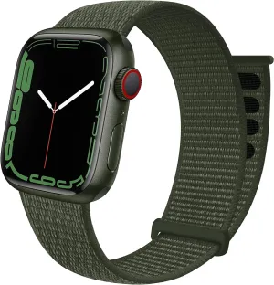 Affordable Luxury Apple Watch Nylon Loop Strap (Army Green)  Going Fast!