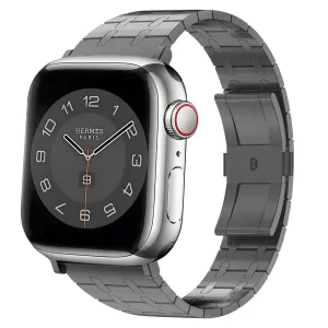 Affordable Luxury Apple Watch Royal Steel Strap (Black)  Last Few Pieces!