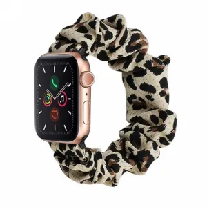 Affordable Luxury Apple Watch Scrunchie Strap (Leopard)  Limited Availability!
