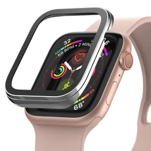 Affordable Luxury Apple Watch Series 6 / SE / 5 / 4 (40mm) | Premium Bezel Styling Silver   Black  Limited Availability!
