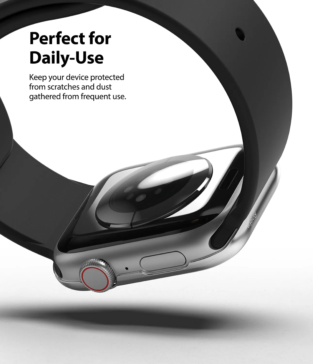 Affordable Luxury Apple Watch Series 6 / SE / 5 / 4 (40mm) | Premium Bezel Styling Silver   Black  Limited Availability!