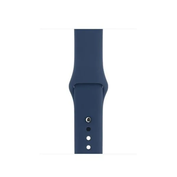 Affordable Luxury Apple Watch Silicone Strap (Blue)  Stylish & Comfortable