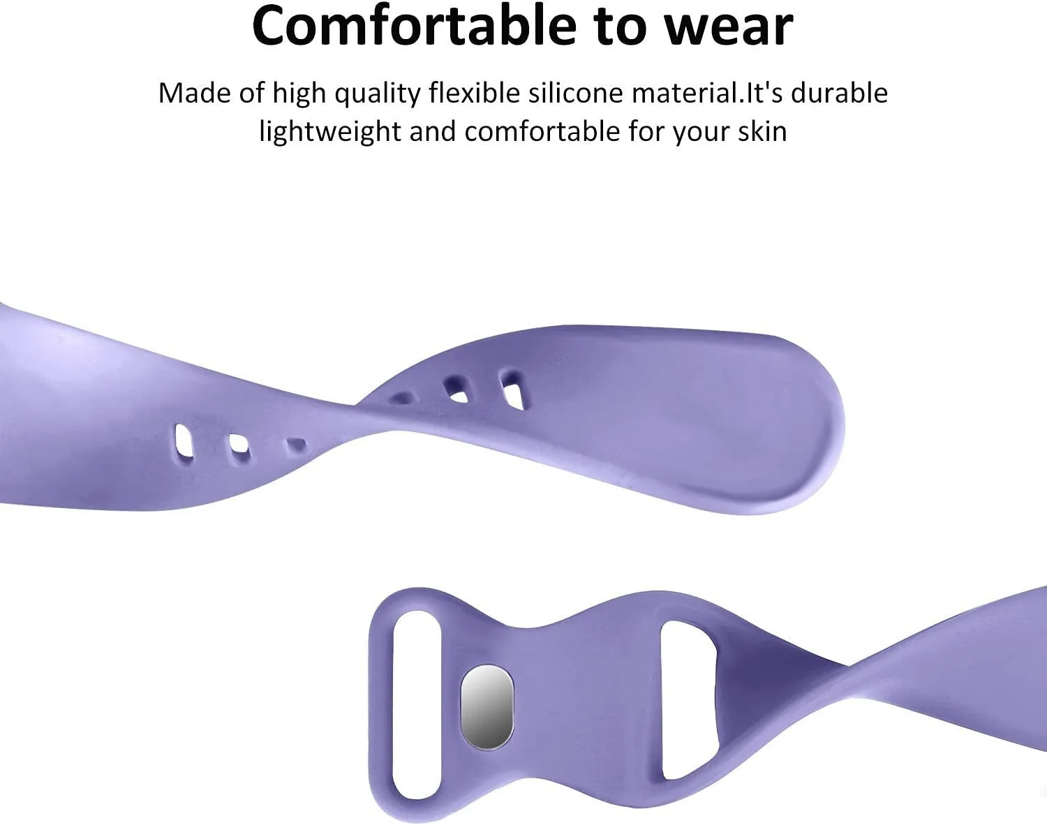Affordable Luxury Apple Watch Silicone Strap Classic (Purple)  Today Only!