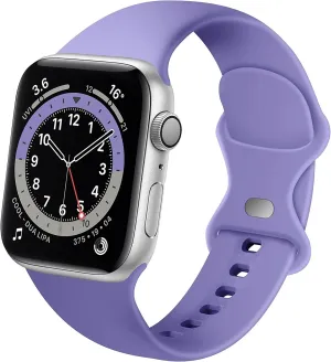 Affordable Luxury Apple Watch Silicone Strap Classic (Purple)  Today Only!