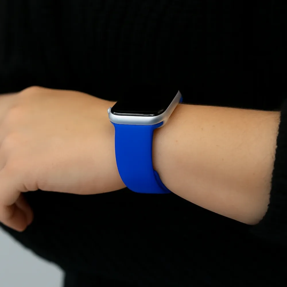 Affordable Luxury Apple Watch Silicone Strap Classic (Royal Blue)  Limited Stock!