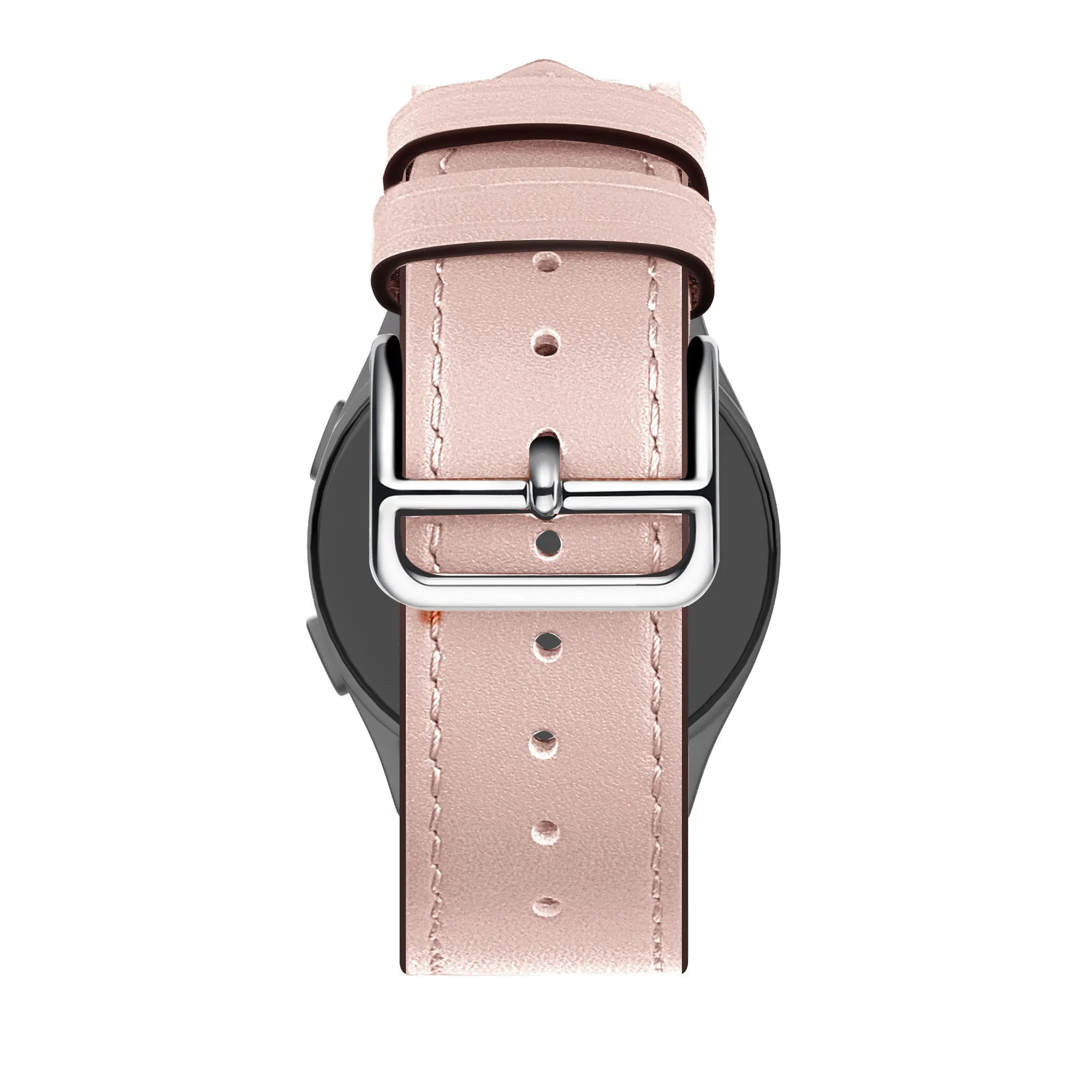 Affordable Luxury Bandz Amazfit GTS 4 (Mini) Leather Strap 'Deluxe' (Pink)  Limited Stock!