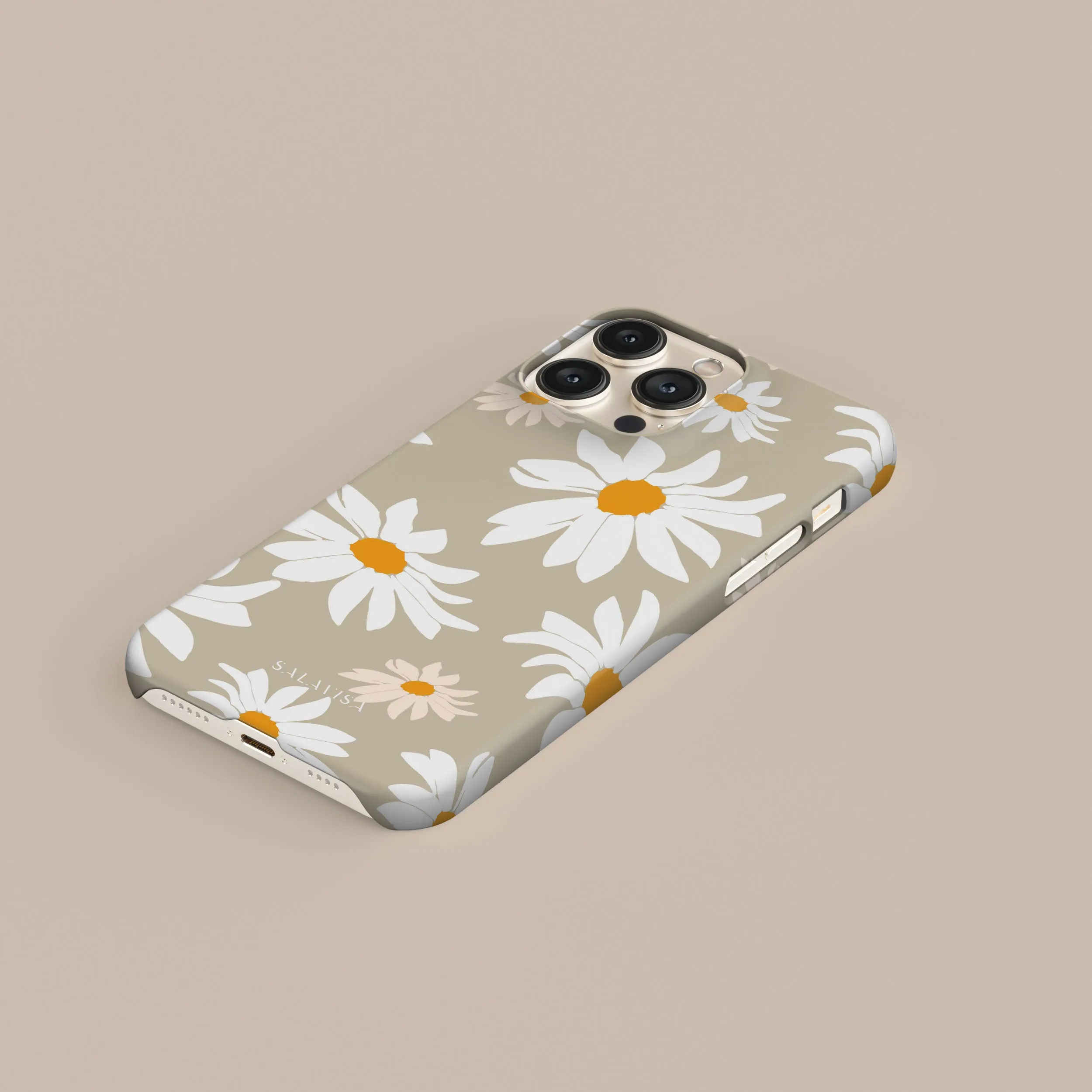 Affordable Luxury Beige Daisy Phone Case  Going Fast!