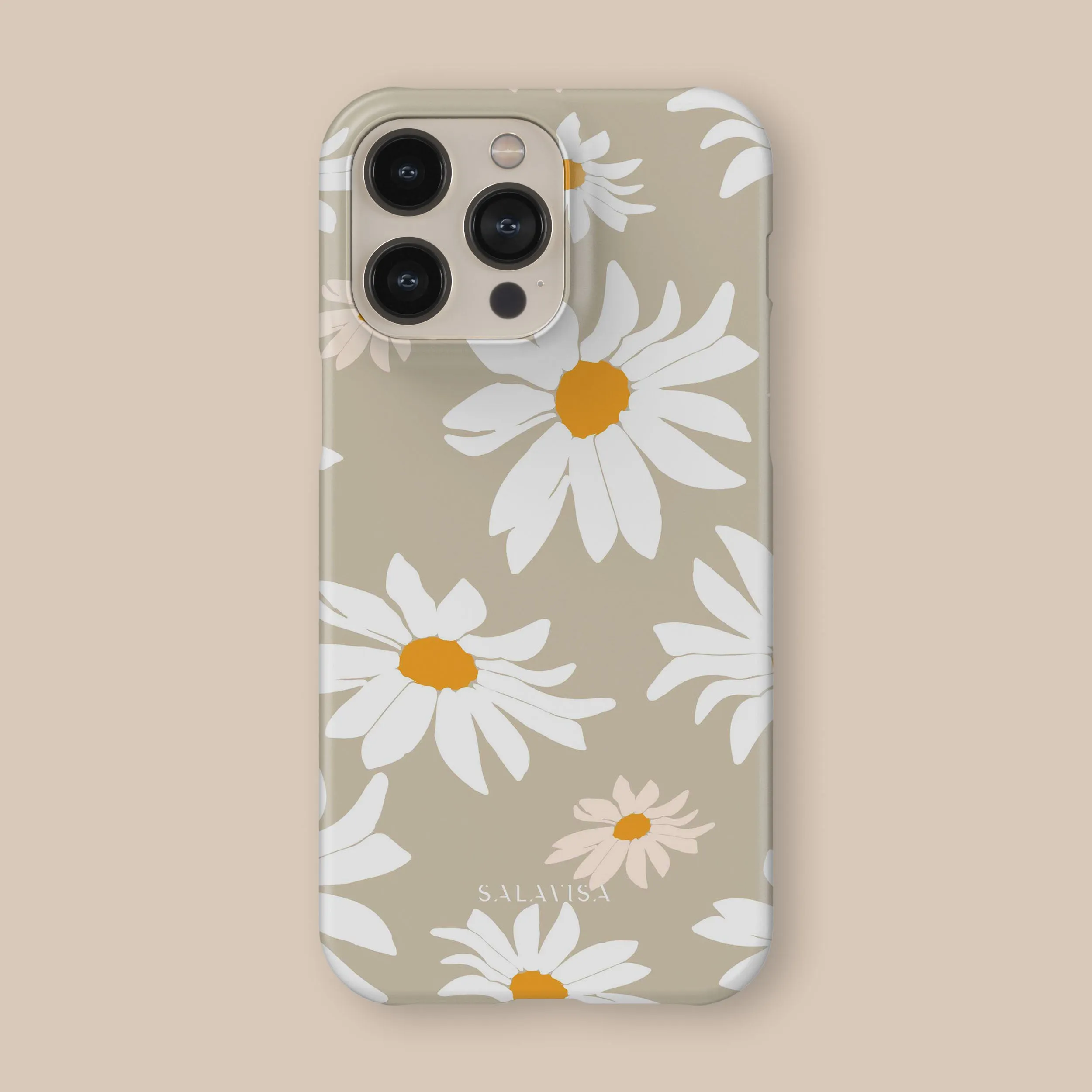 Affordable Luxury Beige Daisy Phone Case  Going Fast!