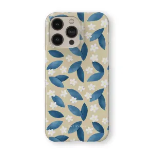 Affordable Luxury Blue Leafs Phone Case  Last Few Pieces!