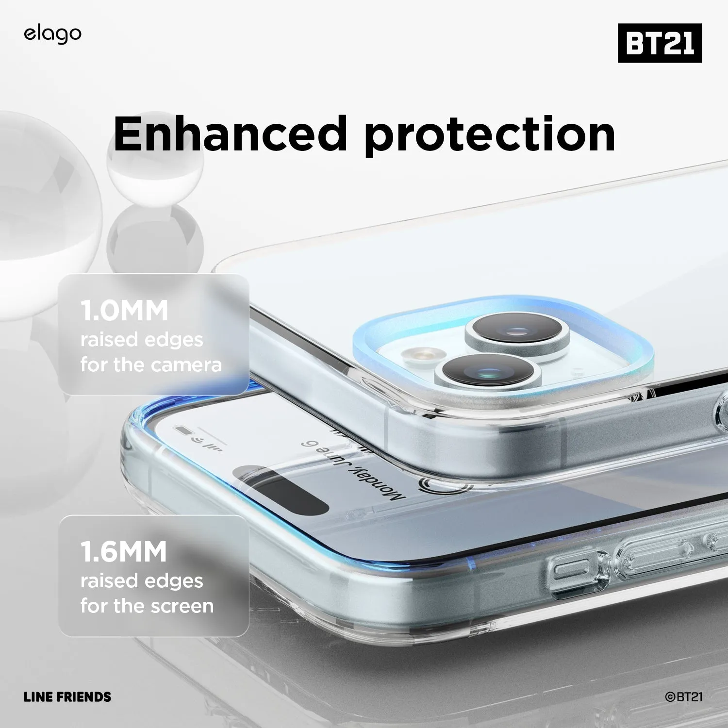 Affordable Luxury BT21 | elago On the Cloud Hybrid Case for iPhone 15 Plus  Last Few Pieces!