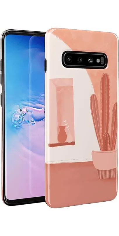 Affordable Luxury Desert Daze | Peachy Cactus Samsung Case  Limited Stock!