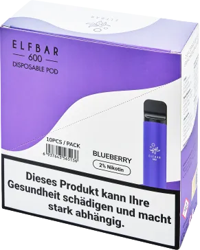Affordable Luxury Elfbar 600 Blueberry  Last Few Pieces!