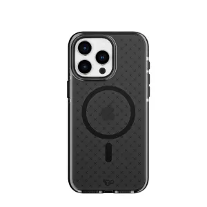 Affordable Luxury Evo Check - Apple iPhone 15 Pro Max Case MagSafe Compatible - Smokey Black  Last Chance!