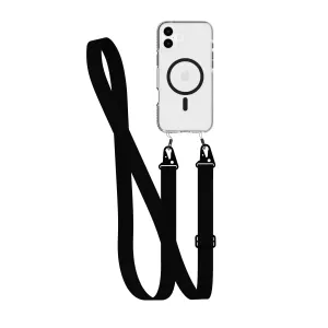 Affordable Luxury EvoCrystal - Apple iPhone 16 Plus Case with Cross-Body - Black  Ends Soon!