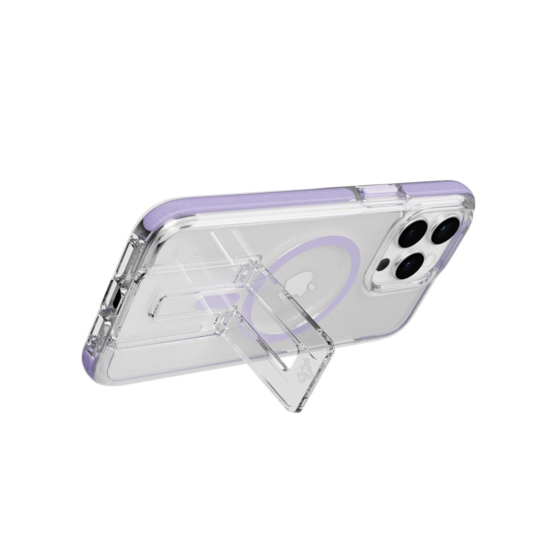 Affordable Luxury EvoCrystal Kick - Apple iPhone 15 Pro Max Case MagSafe Compatible - Lilac  Almost Sold Out!