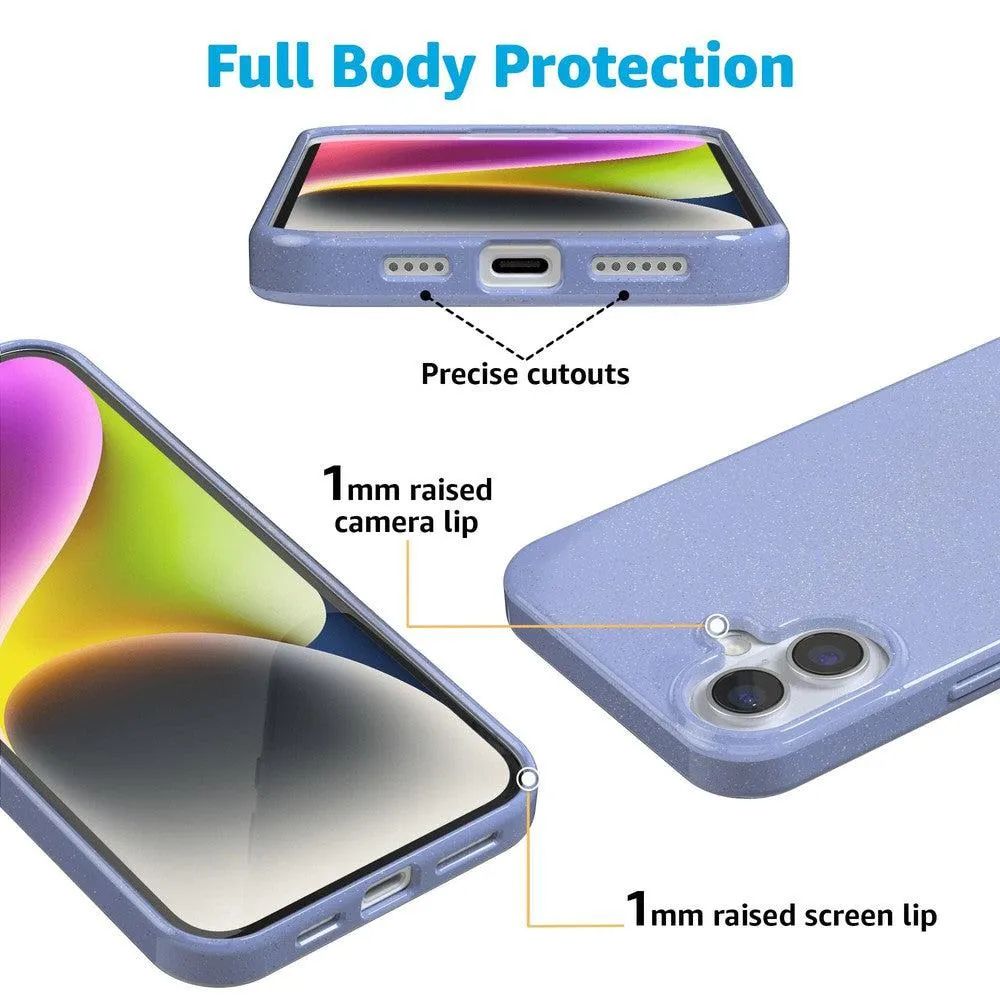 Affordable Luxury First Light | Periwinkle Pastel Shimmer Case  Stylish & Comfortable